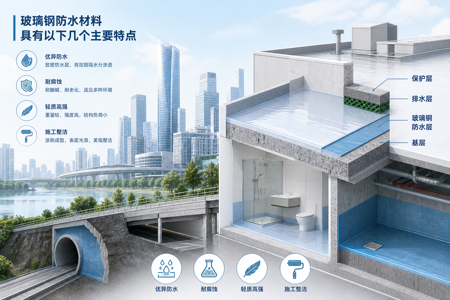 2023年玻璃钢防水材料市场趋势分析，关注 辽源 发展